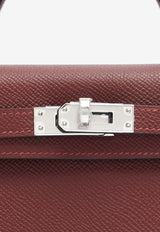 Hermès Mini Kelly 20 Sellier in Rouge H Epsom Leather with Palladium Hardware