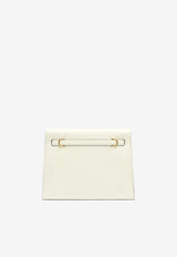 Hermès Kelly Danse Verso in Blanc and Kraft Evercolor with Gold Hardware