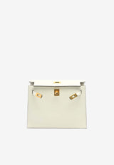 Hermès Kelly Danse Verso in Blanc and Kraft Evercolor with Gold Hardware