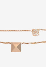 Hermès Clou d
H Bracelet in Rose Gold and Diamonds