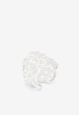 Hermès Chaine d
Ancre Enchainee GM Ring in Silver