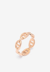 Hermès Chaine d
ancre Enchaînée Ring in Rose Gold