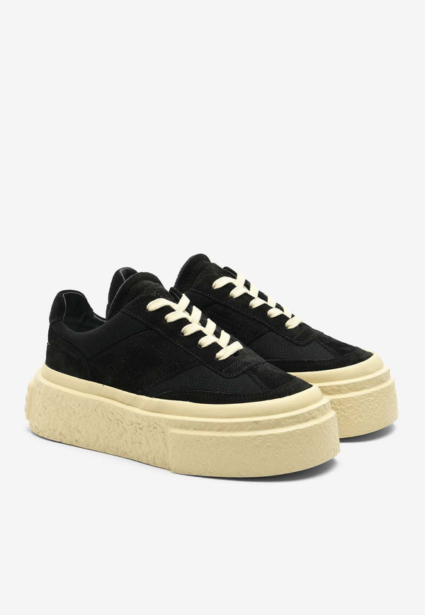 Calf Leather Platform Sneakers