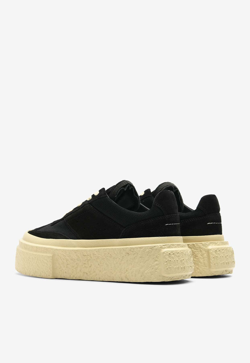 Calf Leather Platform Sneakers