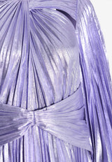 Acler Rosella Pleated Gown Lilac AS2310208DLILAC/LAVENDAR