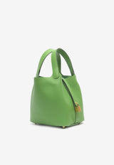 Hermès Picotin 18 in Vert Yucca Clemence Leather with Gold Hardware