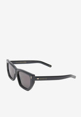 Gucci Logo Square Sunglasses Gray GG1520SBLACK