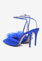 Andrea Wazen Franca Glitz 105 Tulle Pumps Blue FRAGL105TSHGITBLUE