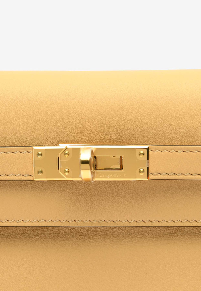 Hermès Kelly Danse in Naturel Sable Swift Leather with Gold Hardware