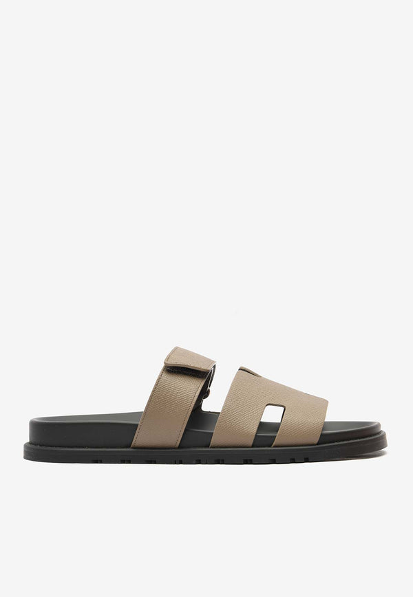 Hermès Chypre Sandals in Epsom Leather