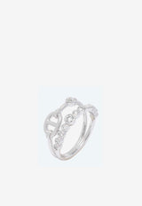 Chaine d
Ancre Chaos Fancy Ring in White Gold and Diamonds