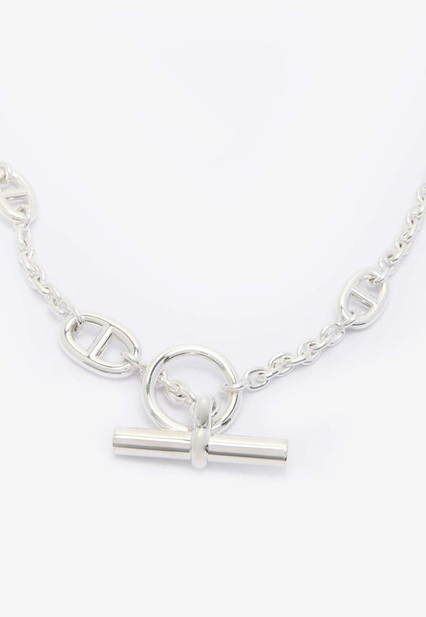 Hermès Farandole Long Necklace 120 in Silver