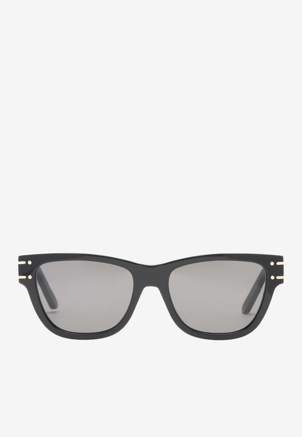 Dior DiorSignature Square Sunglasses Gray DIORSIGNATURES6UBLACK