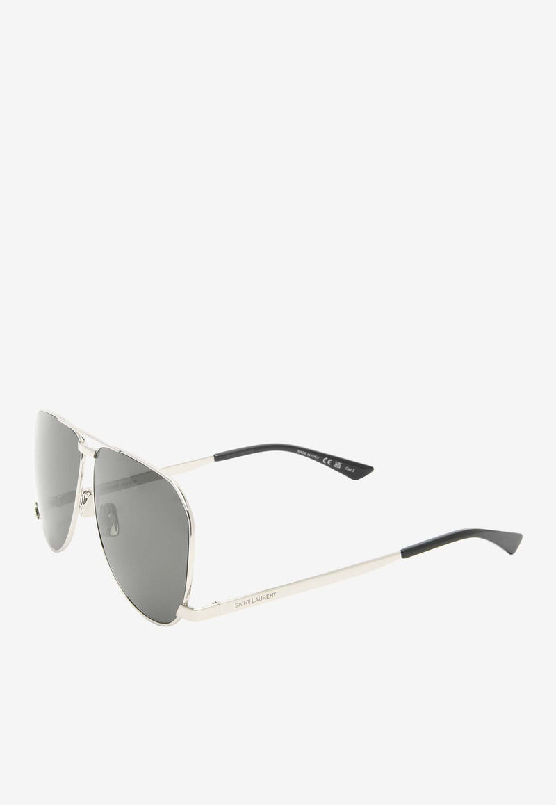 Saint Laurent Dust Aviator Sunglasses Gray SL690 DUST-002SILVER