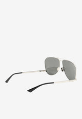 Saint Laurent Dust Aviator Sunglasses Gray SL690 DUST-002SILVER