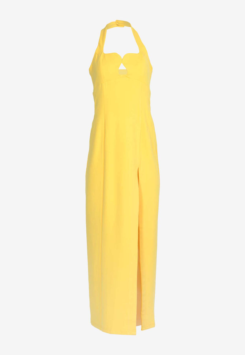 Elliatt Tuning Halterneck Gown Yellow E6032428YELLOW