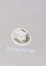 AAPE Now Logo Patch Short-Sleeved Shirt Beige AAPSRM8473XAMBGXBEIGE