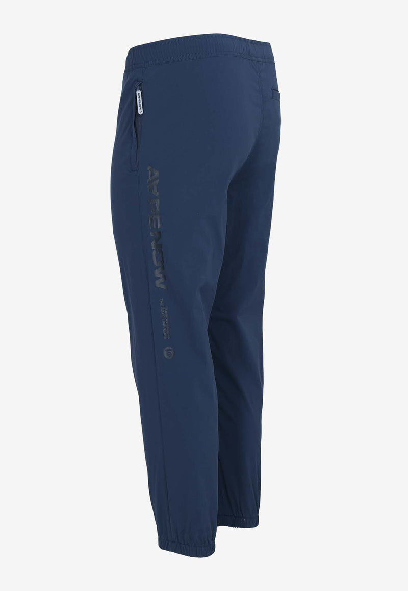 AAPE Now Woven Track Pants Navy AAPPTMA662XXMNYXNAVY