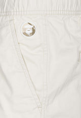 AAPE Now Logo Bermuda Shorts Ivory AAPSPMA668XXMIVXIVORY