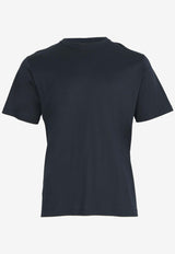 Lardini Basic Crewneck T-shirt Navy EQLTMC58NAVY