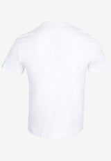 Neil Barrett Human with Extraordinary Vision T-shirt White MY70260A-Y528WHITE/BLACK