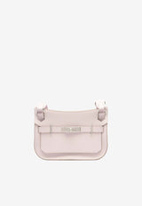 Hermès Mini Jypsiere Verso in Mauve Pale and Nata Evercolor with Palladium Hardware