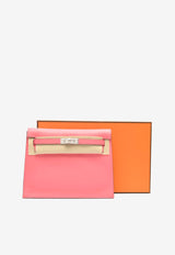 Hermès Kelly Danse in Rose Azalee Evercolor Leather with Palladium Hardware