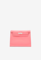 Hermès Kelly Danse in Rose Azalee Evercolor Leather with Palladium Hardware