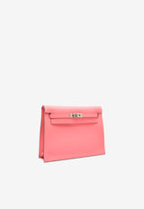 Hermès Kelly Danse in Rose Azalee Evercolor Leather with Palladium Hardware