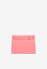 Hermès Kelly Danse in Rose Azalee Evercolor Leather with Palladium Hardware