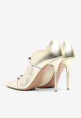 Malone Souliers Maureen 100 Metallic Leather Pumps Metallic MAUREENPUMP100-35 - QLGOLD/SILVER