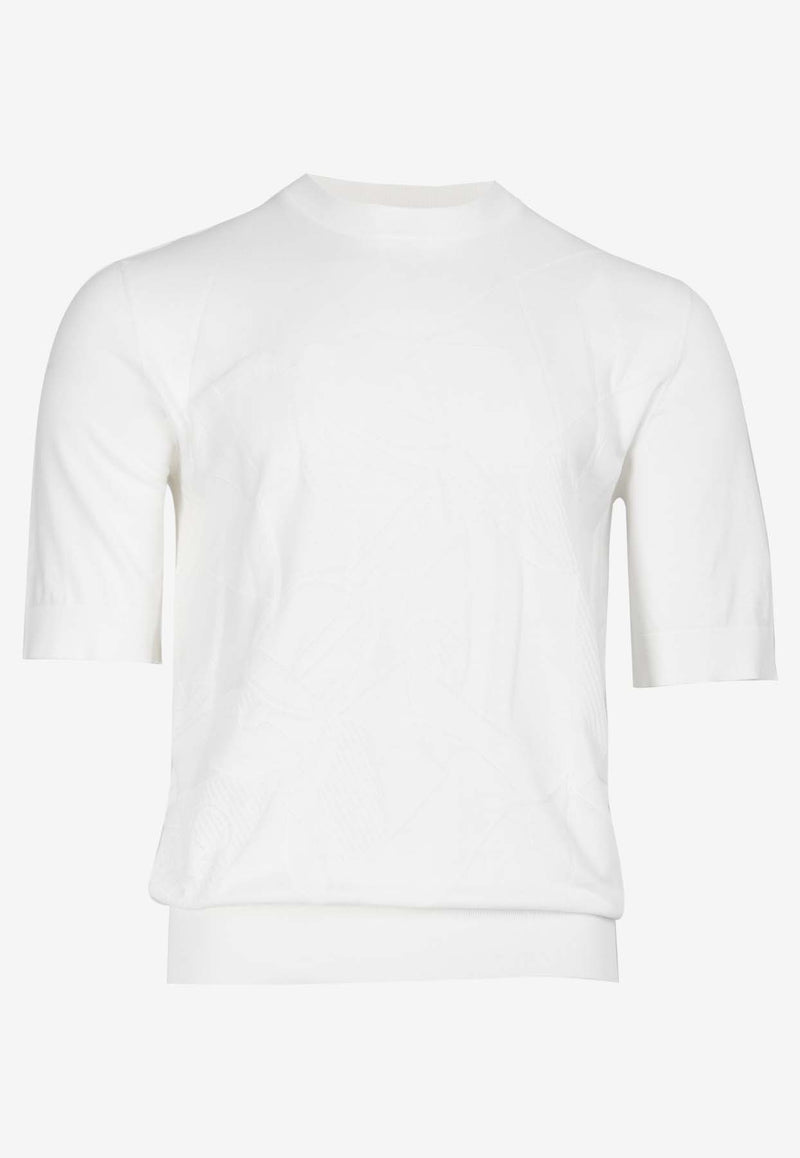 Hermès Selles en Fragments Short-Sleeved T-shirt