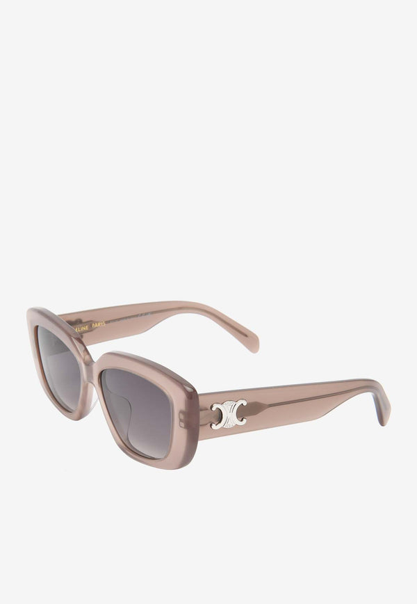 Celine Triomphe Square Sunglasses Gray CL40216UBROWN