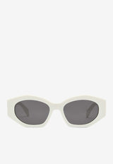 Celine Triomphe Geometric Sunglasses Gray CL40238UWHITE