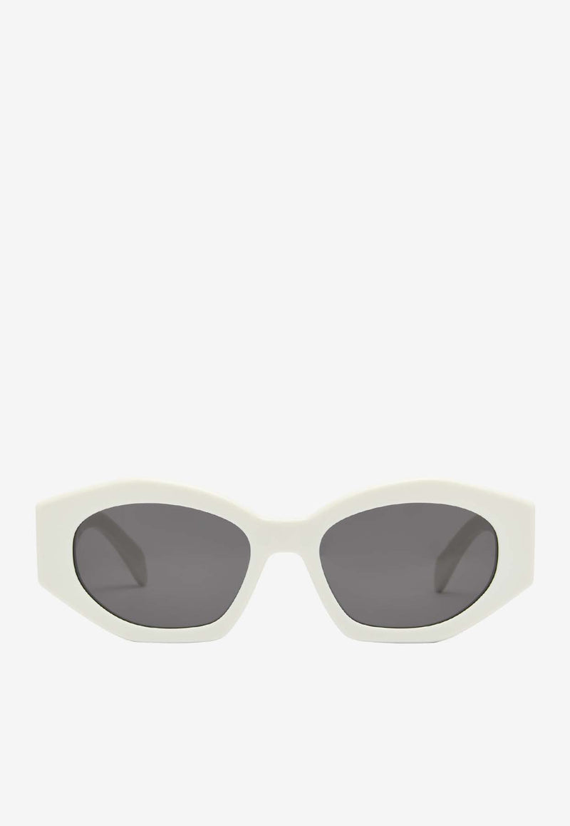 Celine Triomphe Geometric Sunglasses Gray CL40238UWHITE