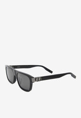 Dior Homme CD Icon Square Sunglasses Gray DM40131F@5701ABLACK