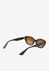 Gucci Interlocking G Cat-Eye Sunglasses Brown GG1638SABROWN MULTI