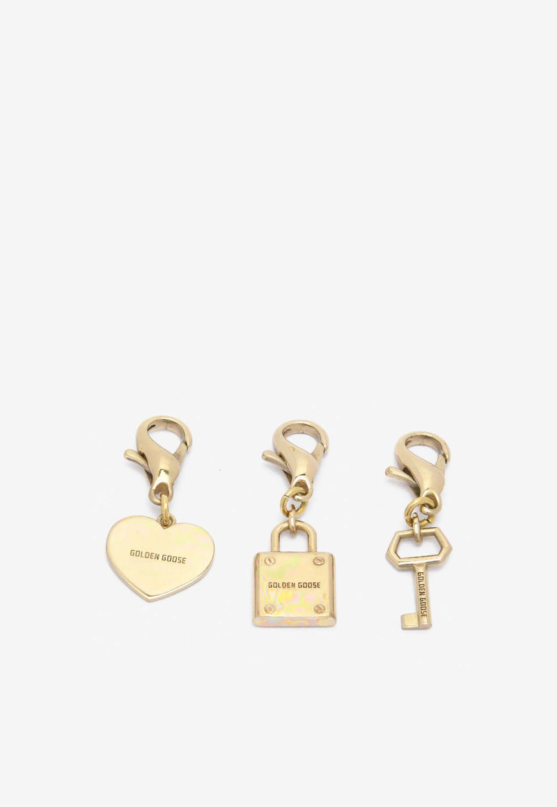 Golden Goose DB Love Charms - Set of 3 GUA00664.A000615.65121GOLD