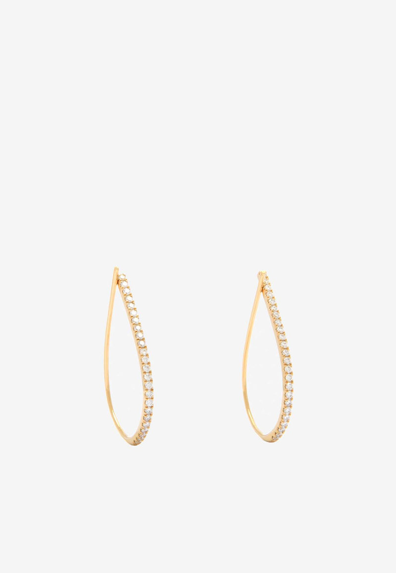 Fabula Diamond Hoop Earrings P-FAB-16565GOLD