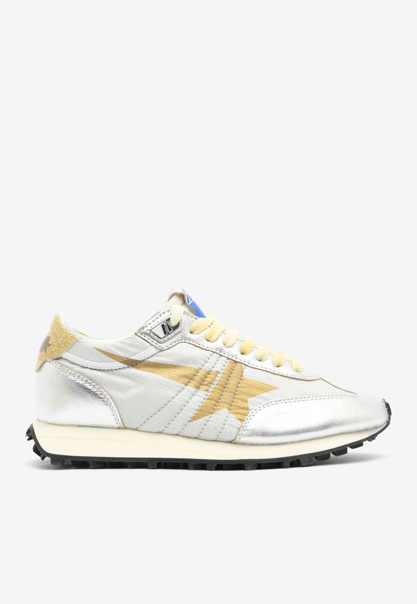 Golden Goose DB Marathon Low-Top Sneakers GWF00683.F005490.70138SILVER