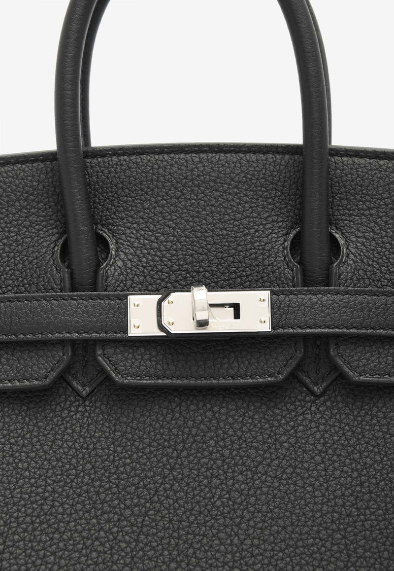 Hermès Birkin 25 in Black Togo Leather with Palladium Hardware