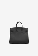 Hermès Birkin 25 in Black Togo Leather with Palladium Hardware