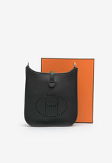 Hermès Mini Evelyne 16 Amazone in Black Clemence Leather with Palladium Hardware