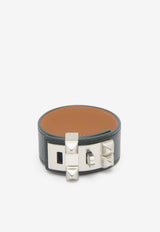 Hermès Collier de Chien 24 Bracelet in Epsom Leather with Palladium Hardware