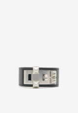 Hermès Collier de Chien 24 Bracelet in Epsom Leather with Palladium Hardware