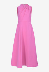 Mossman Cosmic Drape Midi Dress Fuchsia M93857FUCHSIA