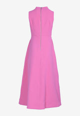 Mossman Cosmic Drape Midi Dress Fuchsia M93857FUCHSIA