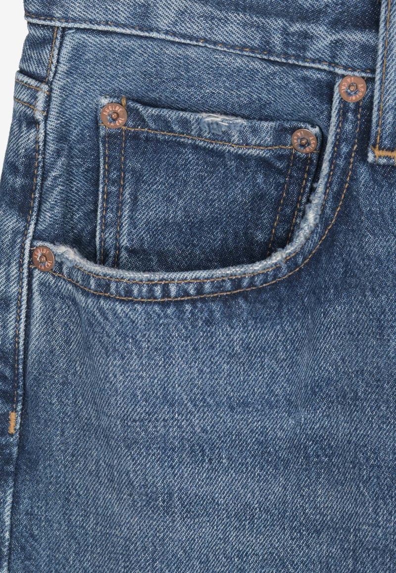 Agolde Low Slung Baggy Jeans Blue A9079B-1141BLUE