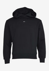 A.P.C. Micro Logo Hooded Sweatshirt Black COHBX-H27911BLACK