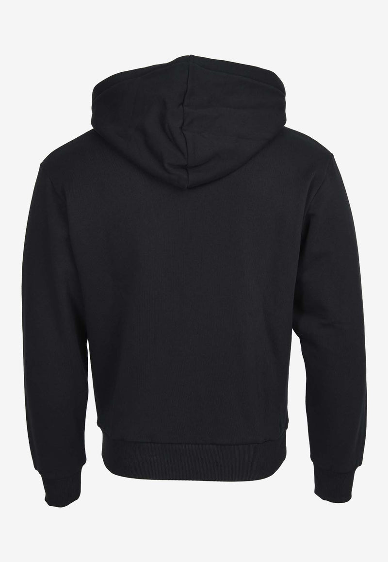 A.P.C. Micro Logo Hooded Sweatshirt Black COHBX-H27911BLACK